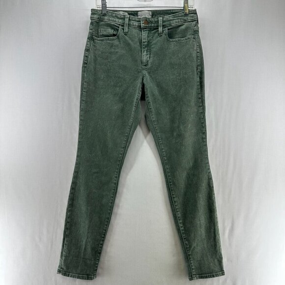 Universal Thread Denim - Universal Thread Jeans Womens 4/27R High Rise Skinny Stretch Denim Washed Green
